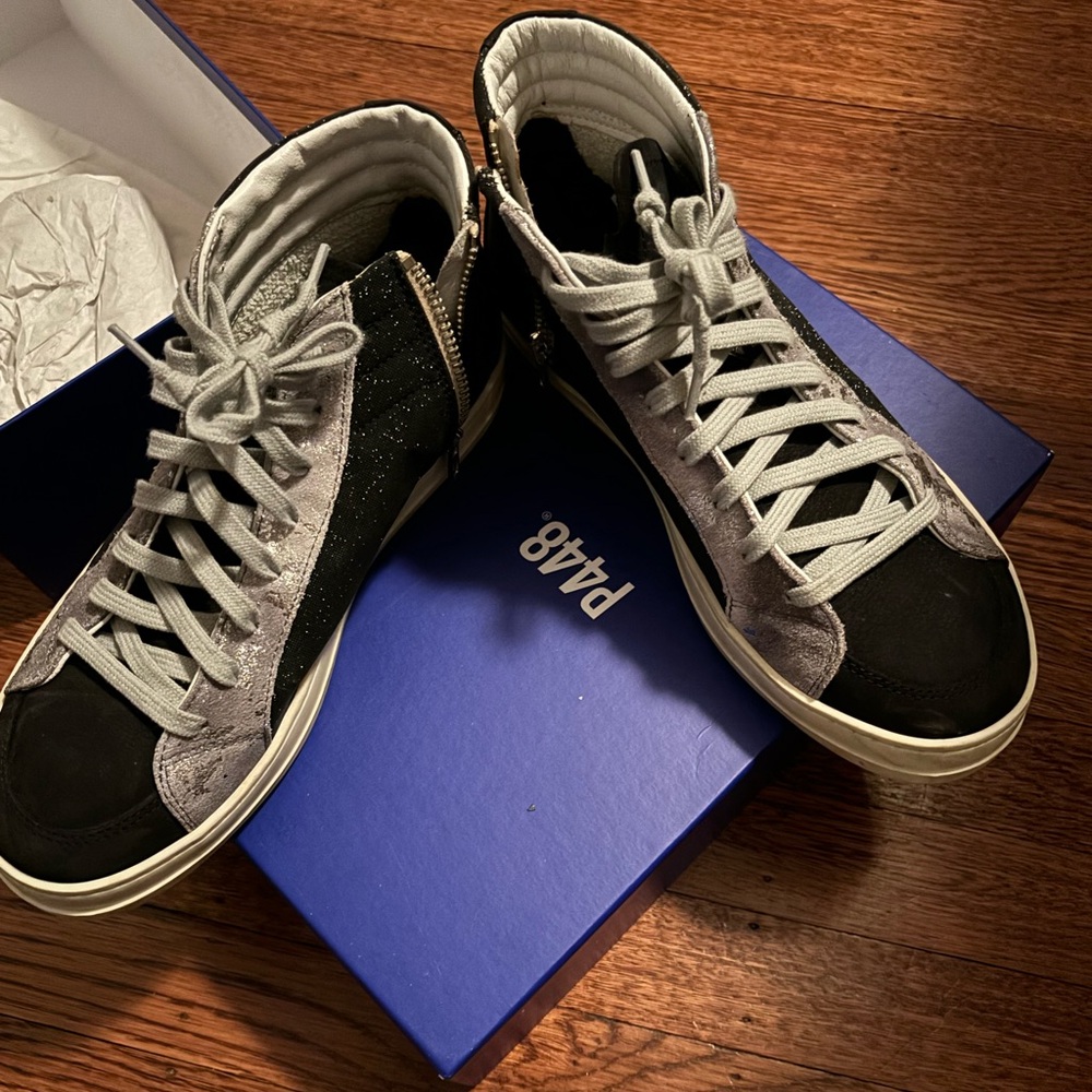 P448 skate high top sneakers